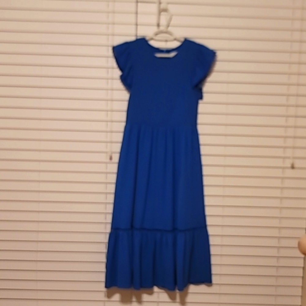 Women's blue dress